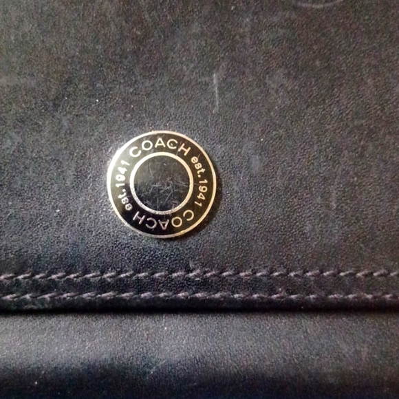 EUC Vintage COACH Wallet Black - Picture 3 of 11